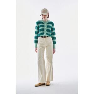 Zara Open Knit Textured Cardigan Sweater